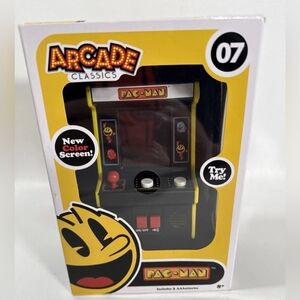 Pac-Man Arcade Classics Mini Arcade Game w/Color Screen Bandai NEW IN BOX